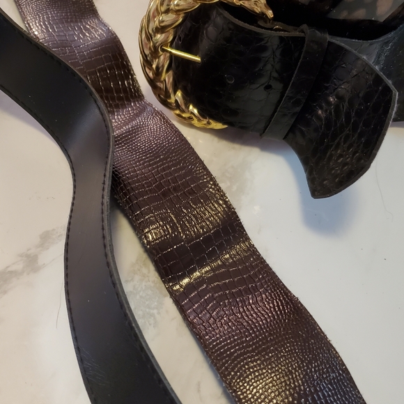 The Unbranded Brand Accessories - Set Of Three Ladies Belts. S Med